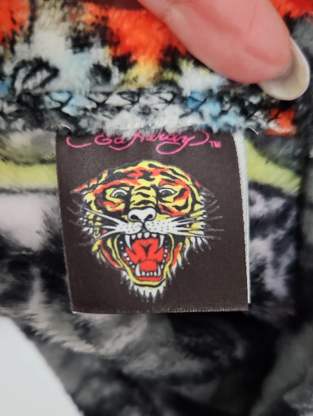 Ed Hardy NWT Plush Oversized Throw